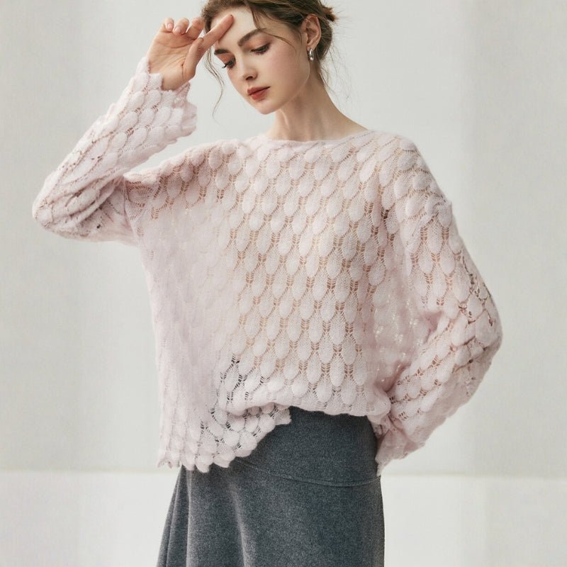 Scaleweave – Cashmere Wool Sweater - Hilltop Nord