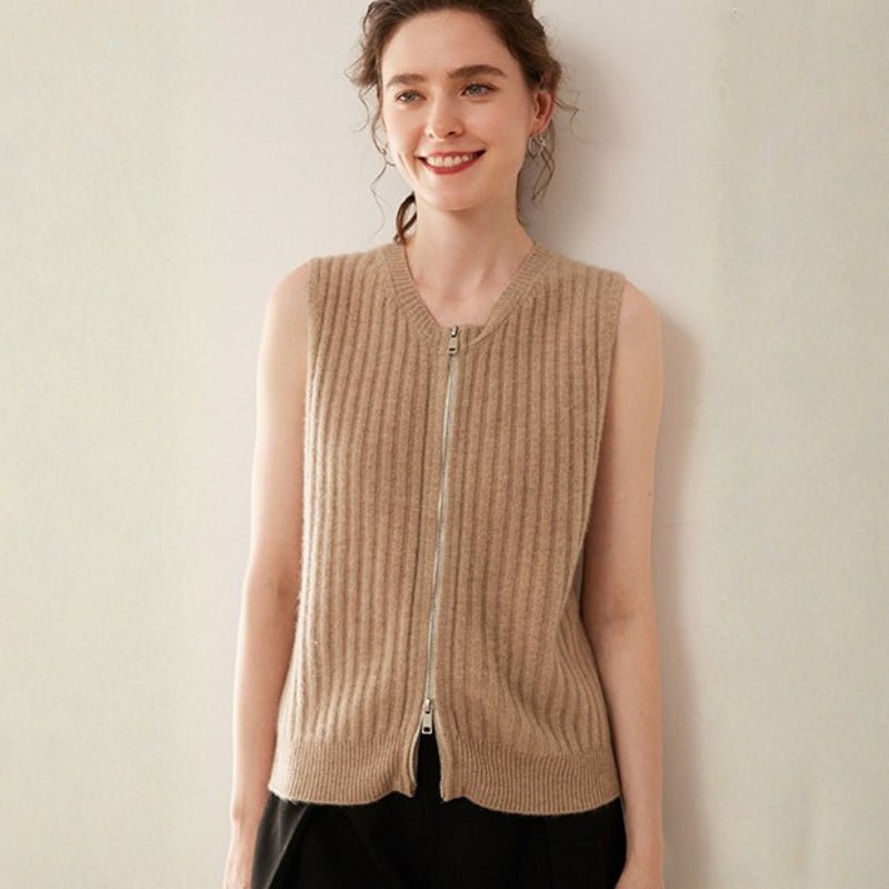 Valehaven – Cashmere Wool Vest - Hilltop Nord