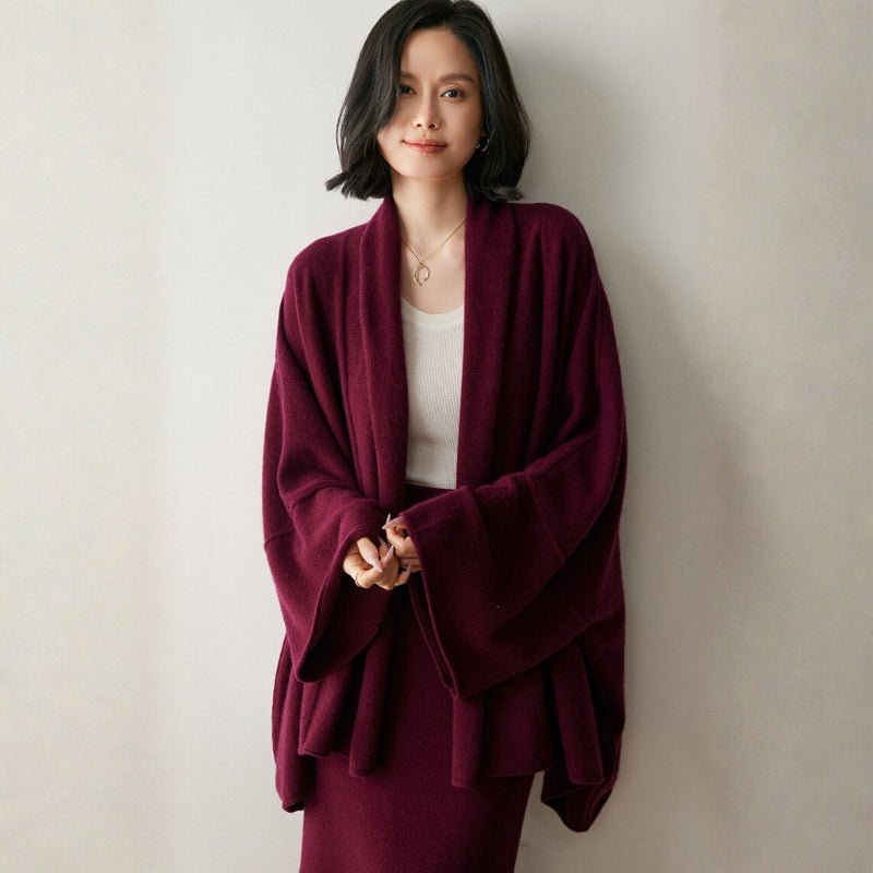 Hearthfall – Cashmere Wool Cardigan