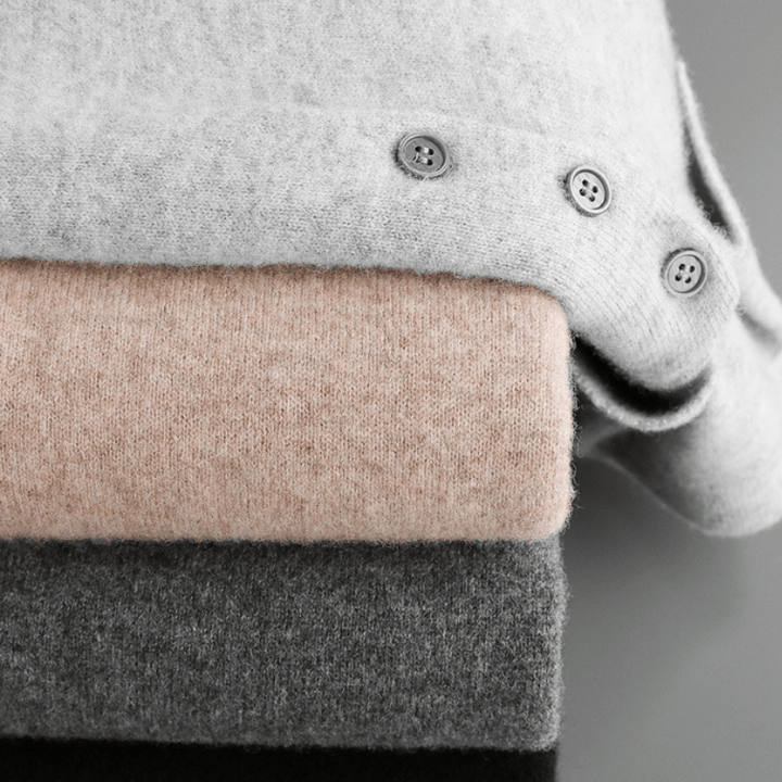 Theo – Wool Knit Polo - Hilltop Nord