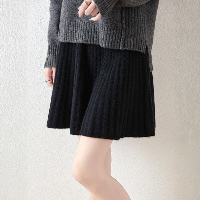 Heatherway – Cashmere Wool Skirt - Hilltop Nord