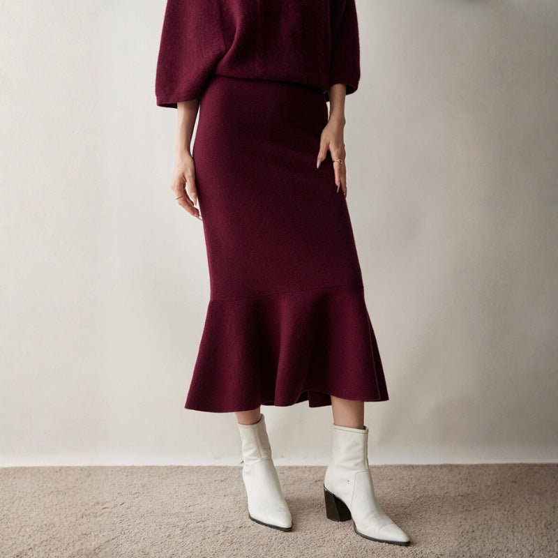 Briarcurve – Cashmere Wool Skirt - Hilltop Nord