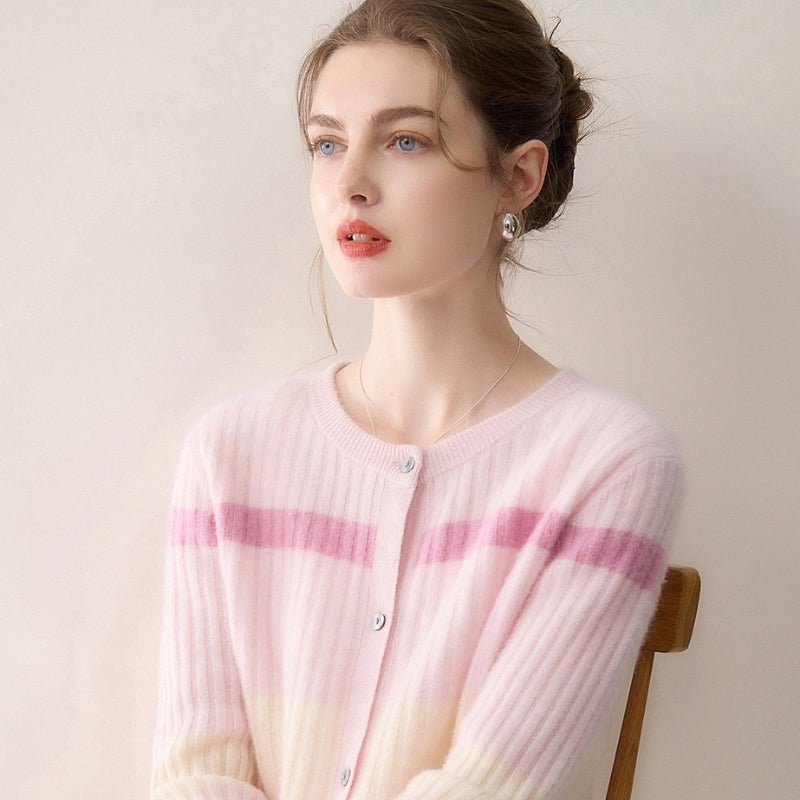 Blushline – Cashmere Cardigan - Hilltop Nord