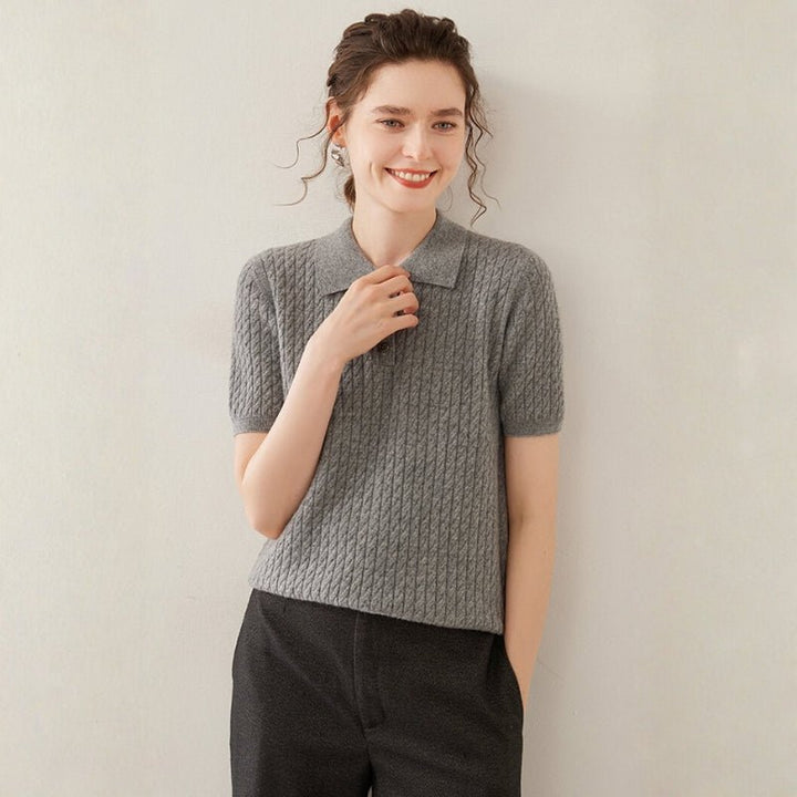 Driftknot – Cashmere Wool Polo - Hilltop Nord