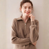 Willowblend – Wool Quarter - Zip Sweater - Hilltop Nord