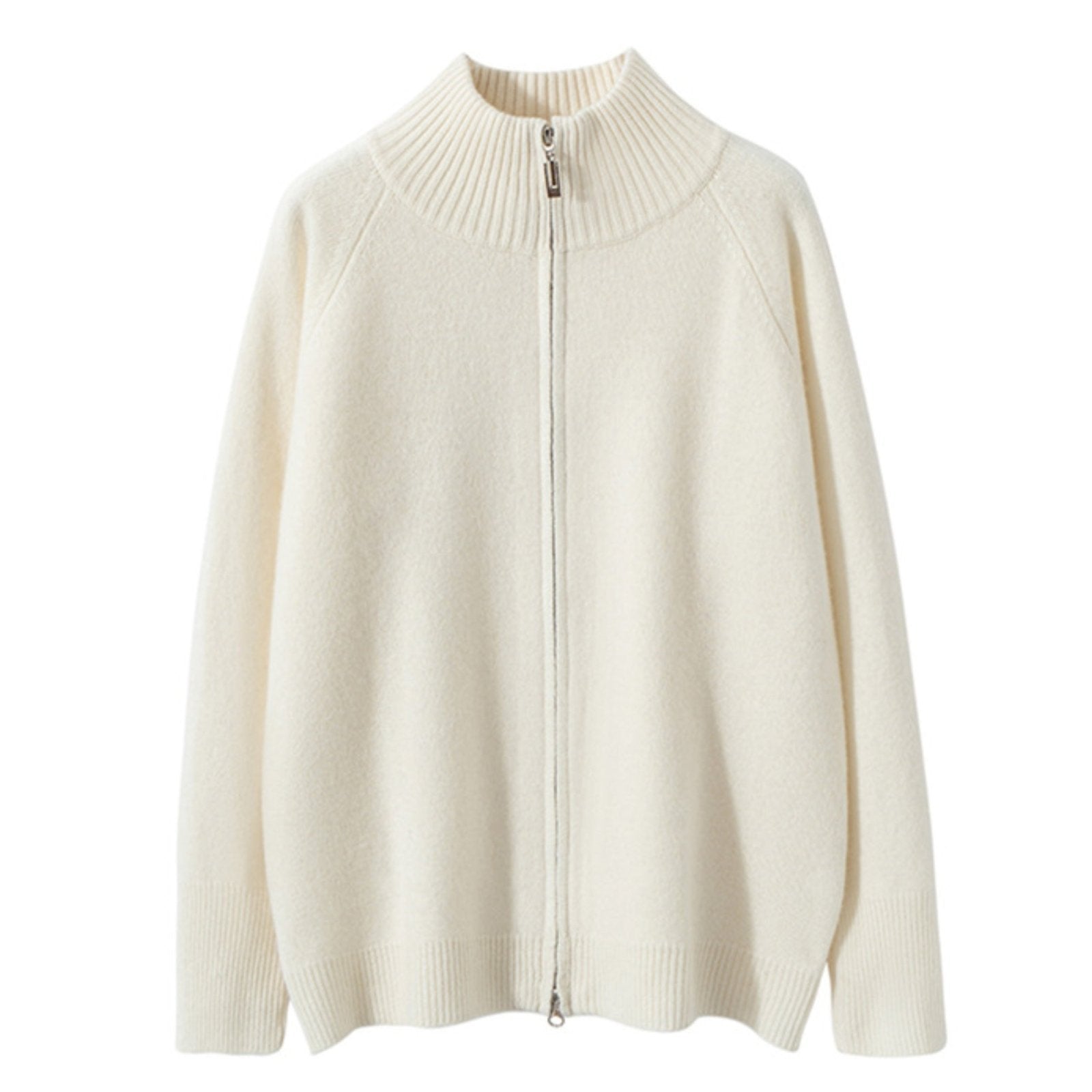 Crestflow – Cashmere Wool Zip Cardigan - Hilltop Nord