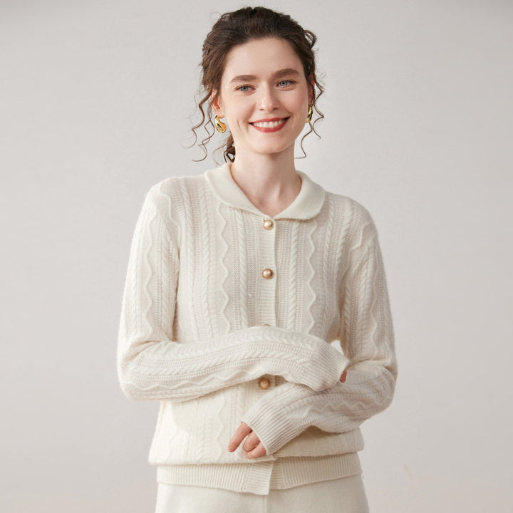 Wavecrest – Cashmere Wool Cardigan - Hilltop Nord