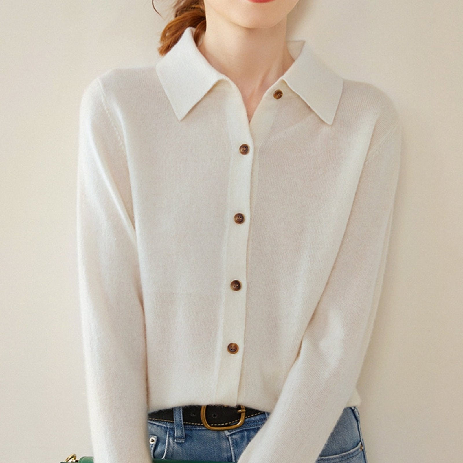 Loomstead – Cashmere Wool Cardigan - Hilltop Nord