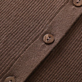 Baythread – Mulberry Silk Collared Cardigan - Hilltop Nord