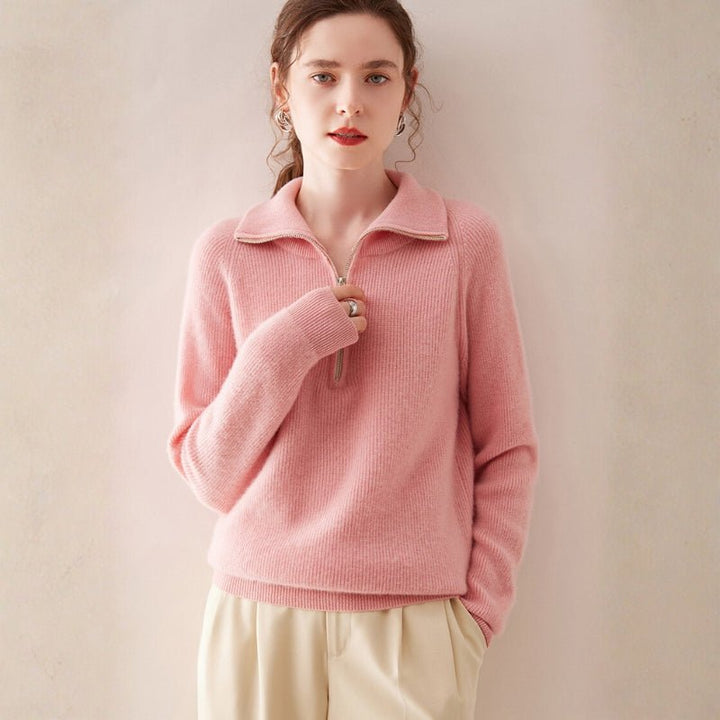 Windrift – Wool Half - Zip Sweater - Hilltop Nord