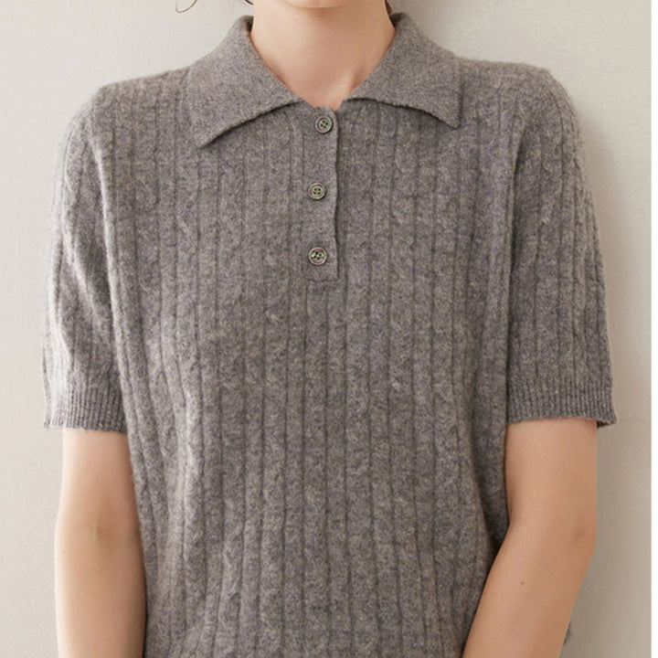 Solstice – Cashmere Wool Polo - Hilltop Nord