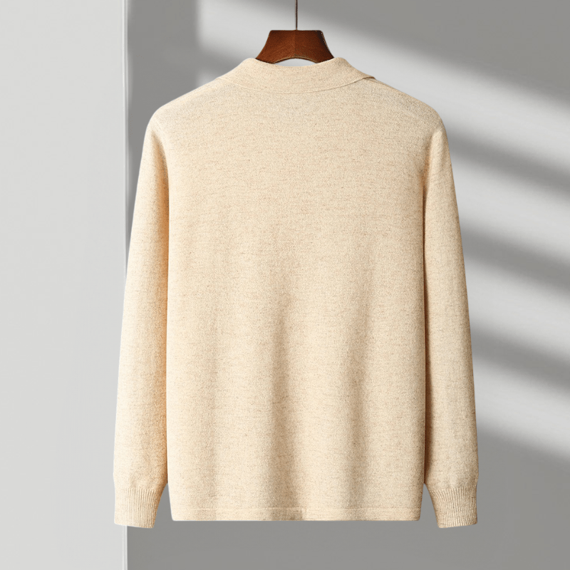 Sanford - Wool Button - Up Polo Cardigan - Hilltop Nord