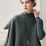 Havenveil – Cashmere Wool Poncho - Hilltop Nord