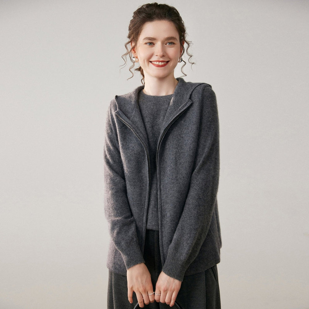 Emberford – Cashmere Wool Hooded Vest - Hilltop Nord