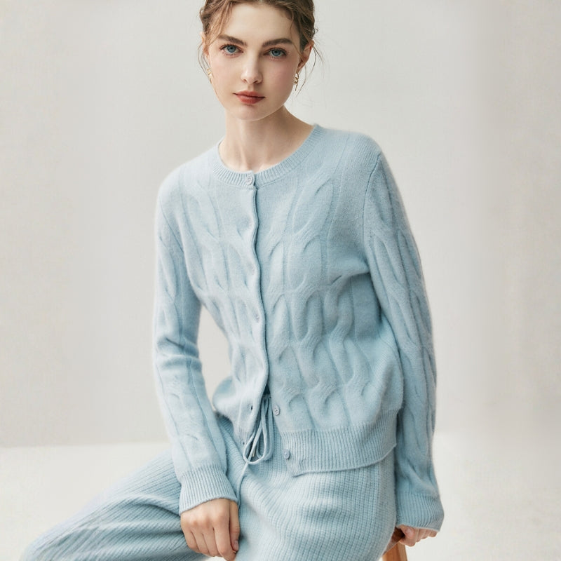 Ridgecable – Cashmere Wool Cardigan