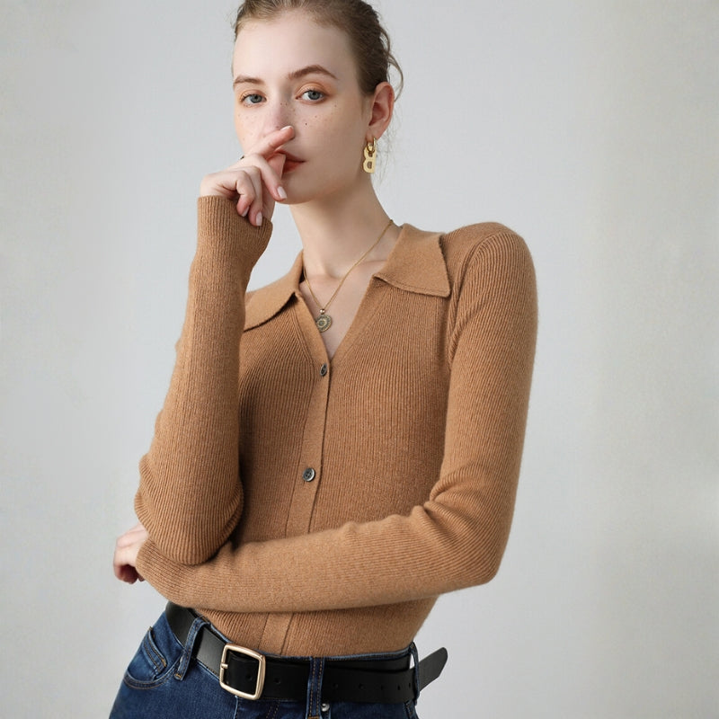 Seraphina – Cashmere Wool Cardigan
