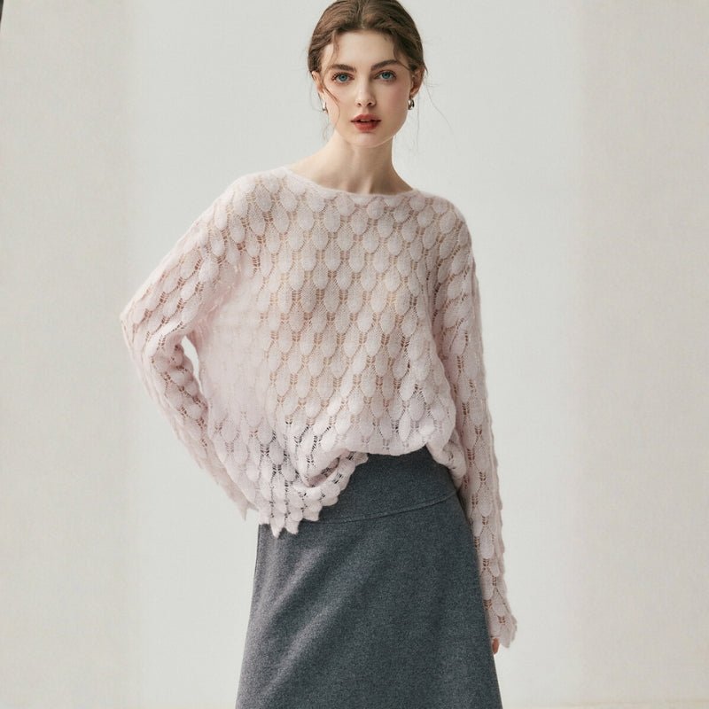 Scaleweave – Cashmere Wool Sweater - Hilltop Nord