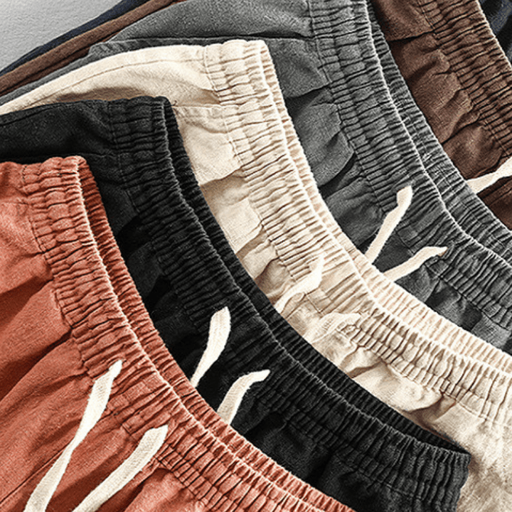 Rivo – Ramie Cropped Pants - Hilltop Nord