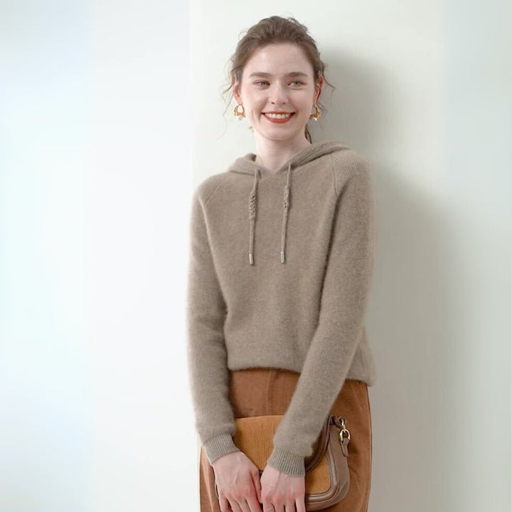 Fiora – Cashmere Hoodie - Hilltop Nord