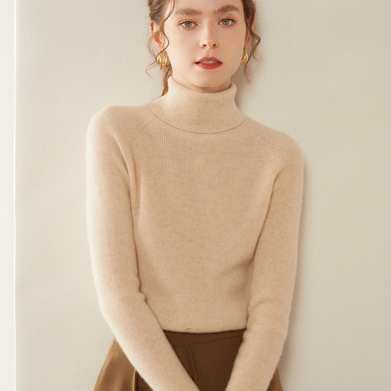 Bloom – Cashmere Turtleneck Sweater - Hilltop Nord