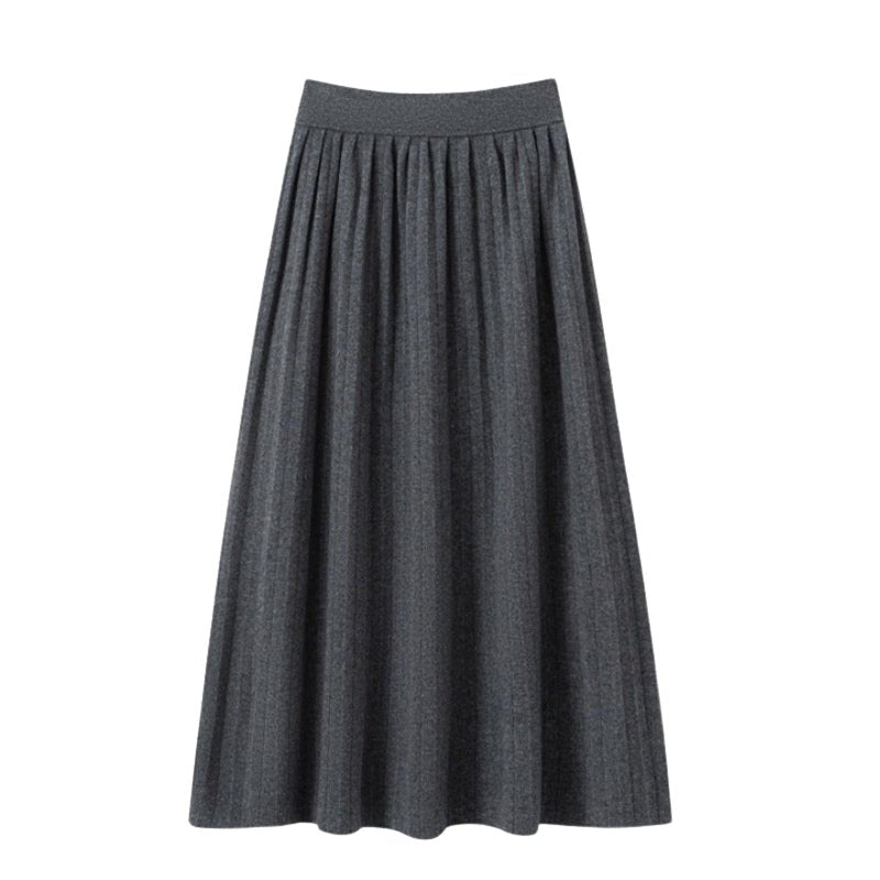 Hearthfold – Cashmere Wool Skirt - Hilltop Nord