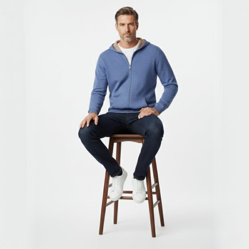 Atlas – Cashmere Wool Zip Hoodie - Hilltop Nord