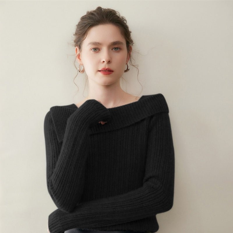 Thalia – Cashmere Wool Sweater - Hilltop Nord