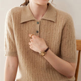 Solstice – Cashmere Wool Polo - Hilltop Nord