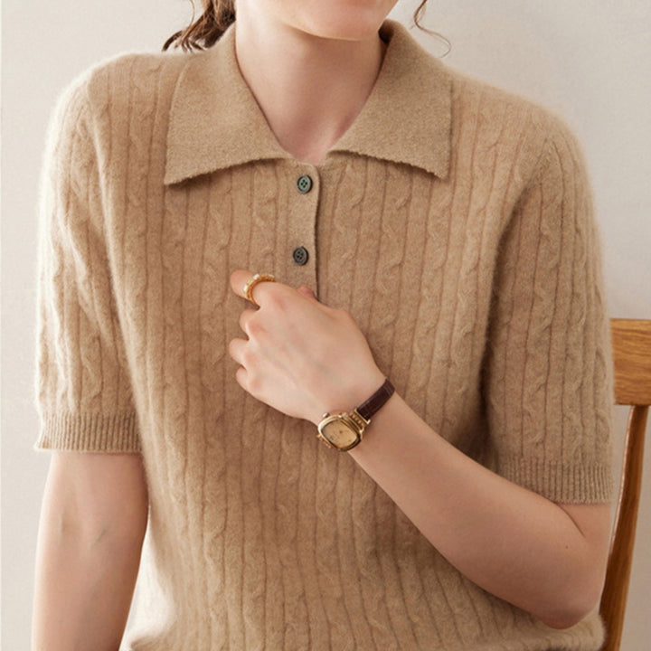 Solstice – Cashmere Wool Polo - Hilltop Nord