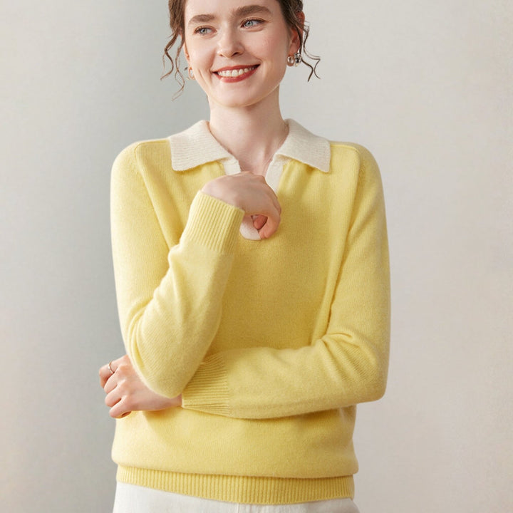 Equinox – Cashmere Wool Polo Sweater - Hilltop Nord