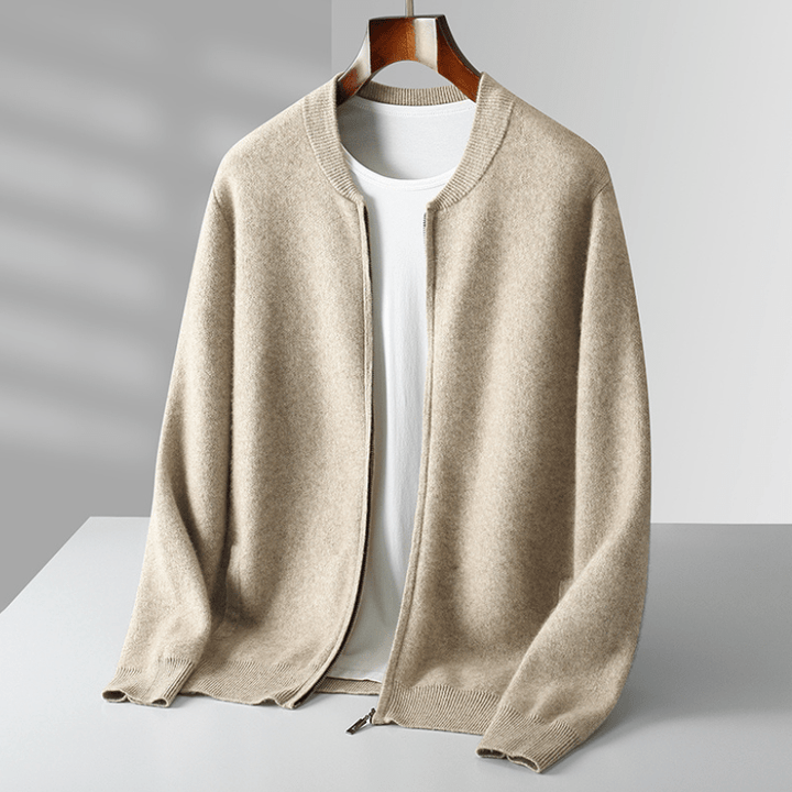 Fairmont - Wool Zip Cardigan - Hilltop Nord