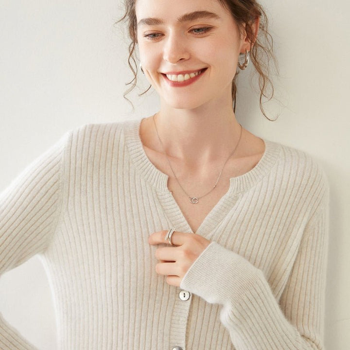 Greyhaven – Cashmere Wool Cardigan - Hilltop Nord