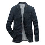 Crestward – Cotton Denim Blazer - Hilltop Nord