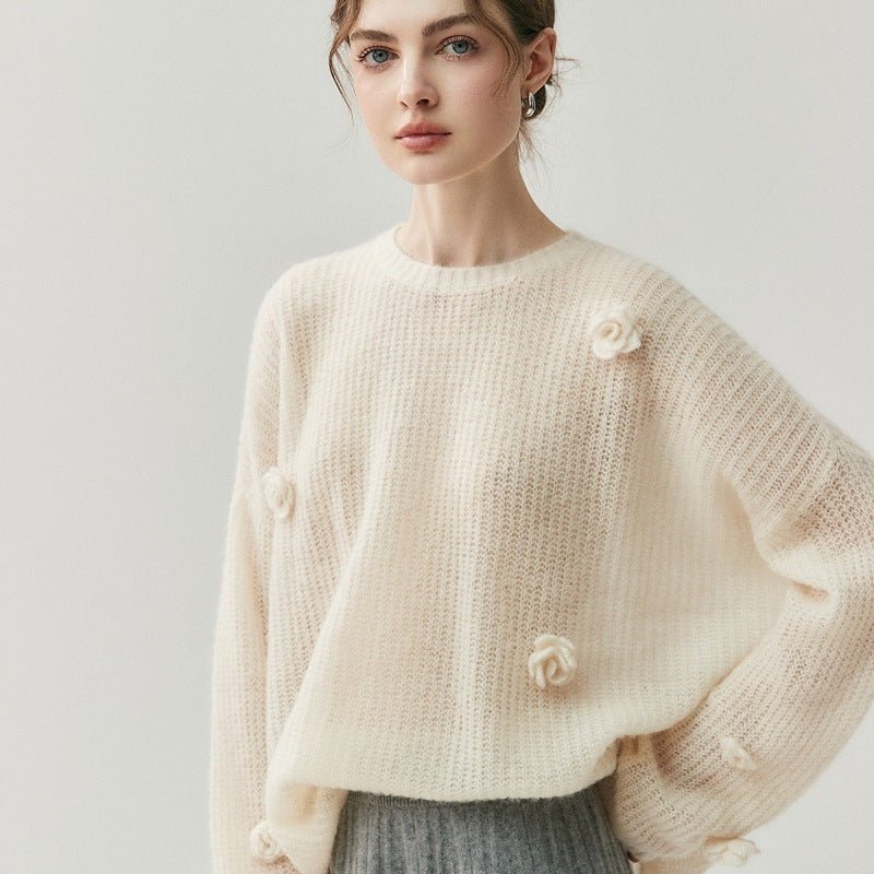 Frostpetal – Cashmere Wool Sweater - Hilltop Nord