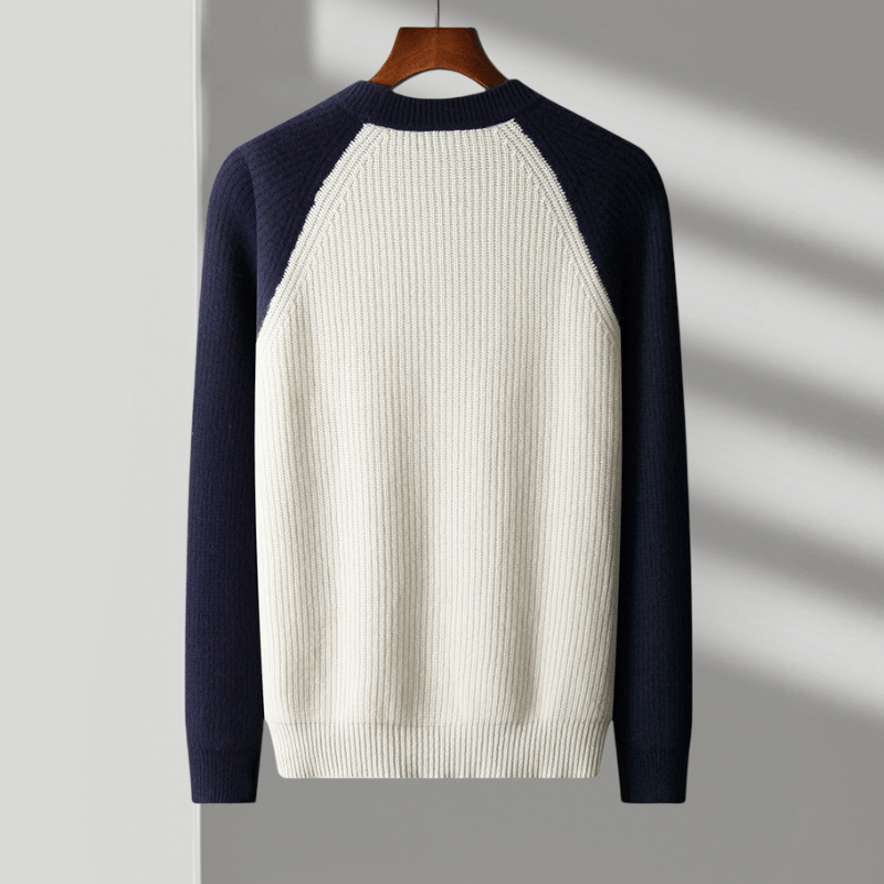 Harborline - Wool Raglan Sweater - Hilltop Nord