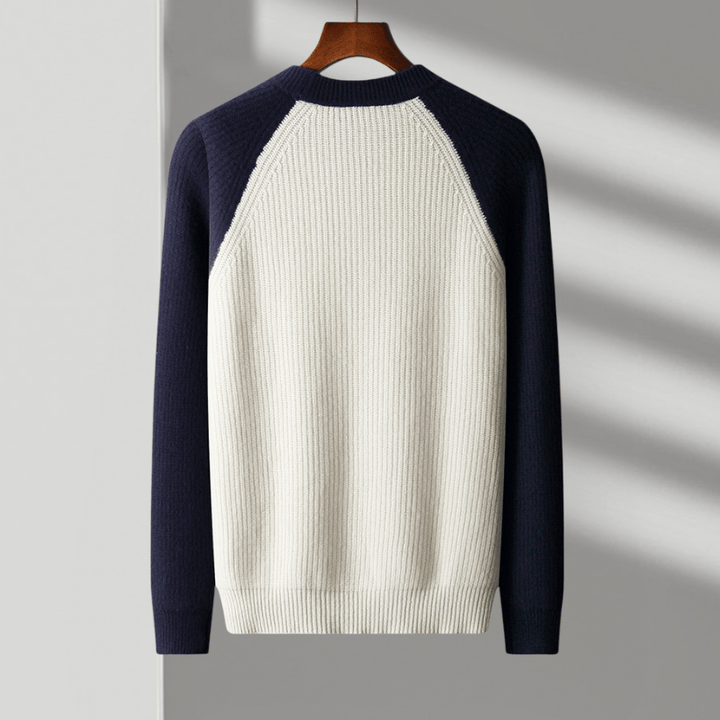 Harborline - Wool Raglan Sweater - Hilltop Nord