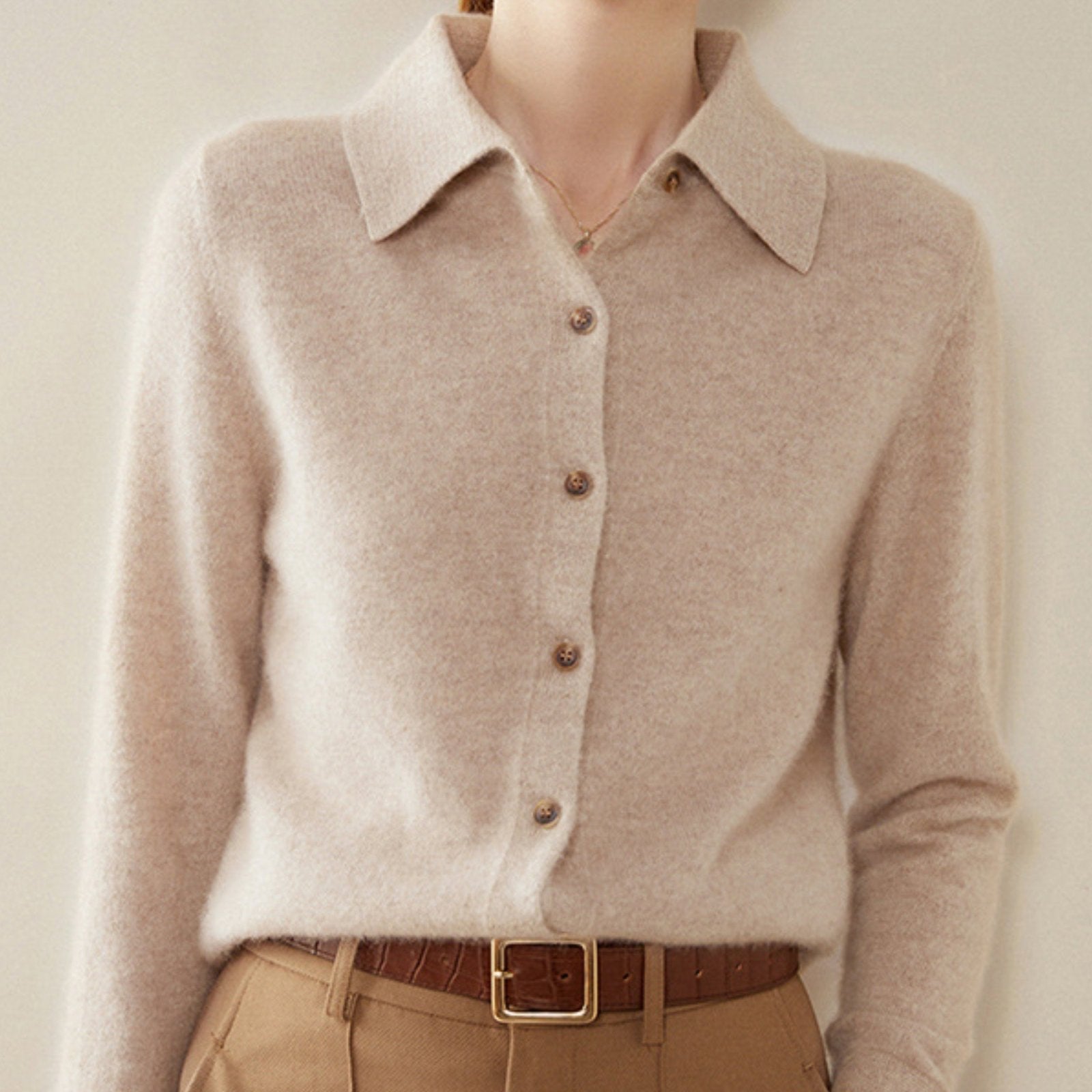 Loomstead – Cashmere Wool Cardigan - Hilltop Nord