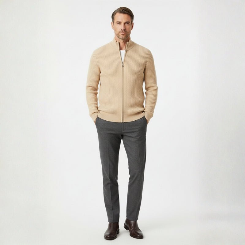 Skyline - Merino Zip Up - Hilltop Nord