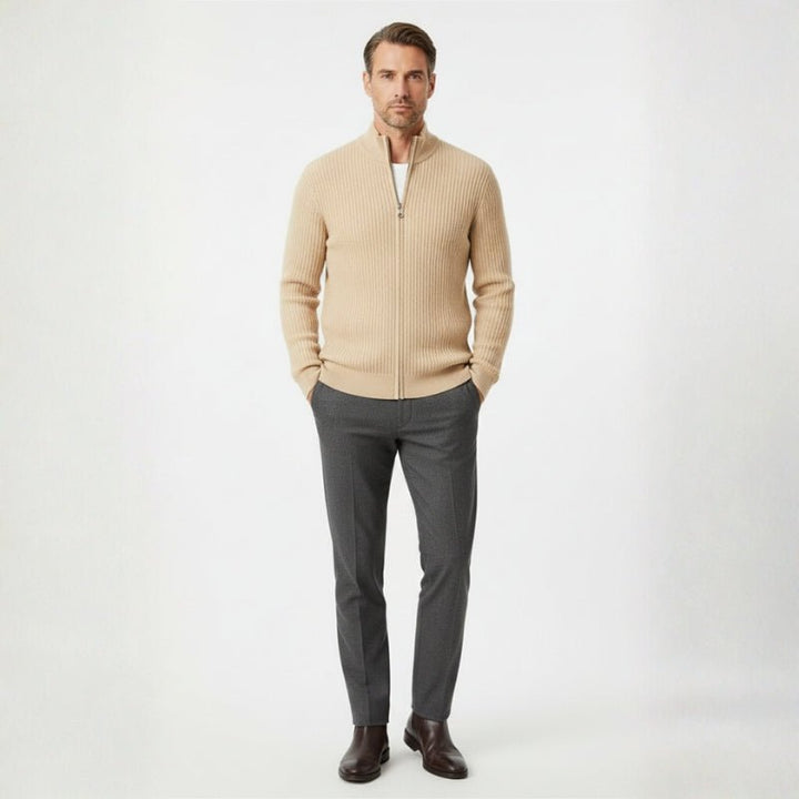 Skyline - Merino Zip Up - Hilltop Nord