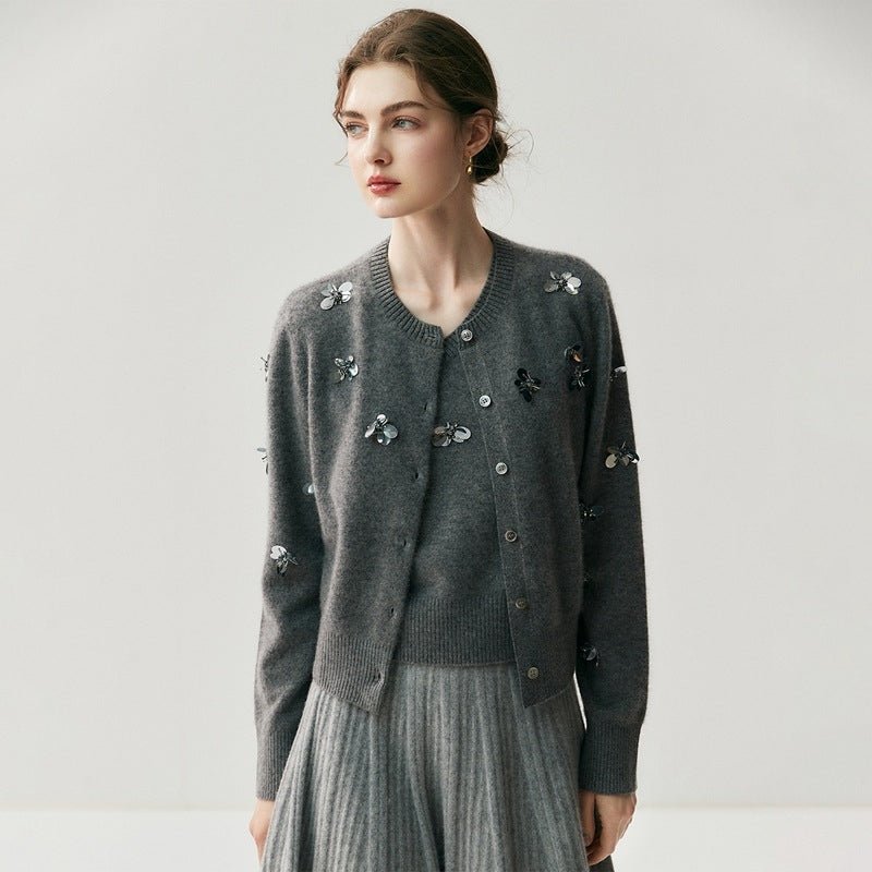 Whisperwing – Cashmere Wool Cardigan - Hilltop Nord