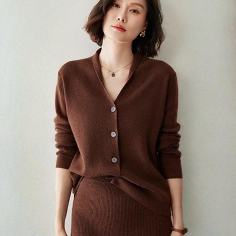 Fairhaven – Cashmere Cardigan - Hilltop Nord