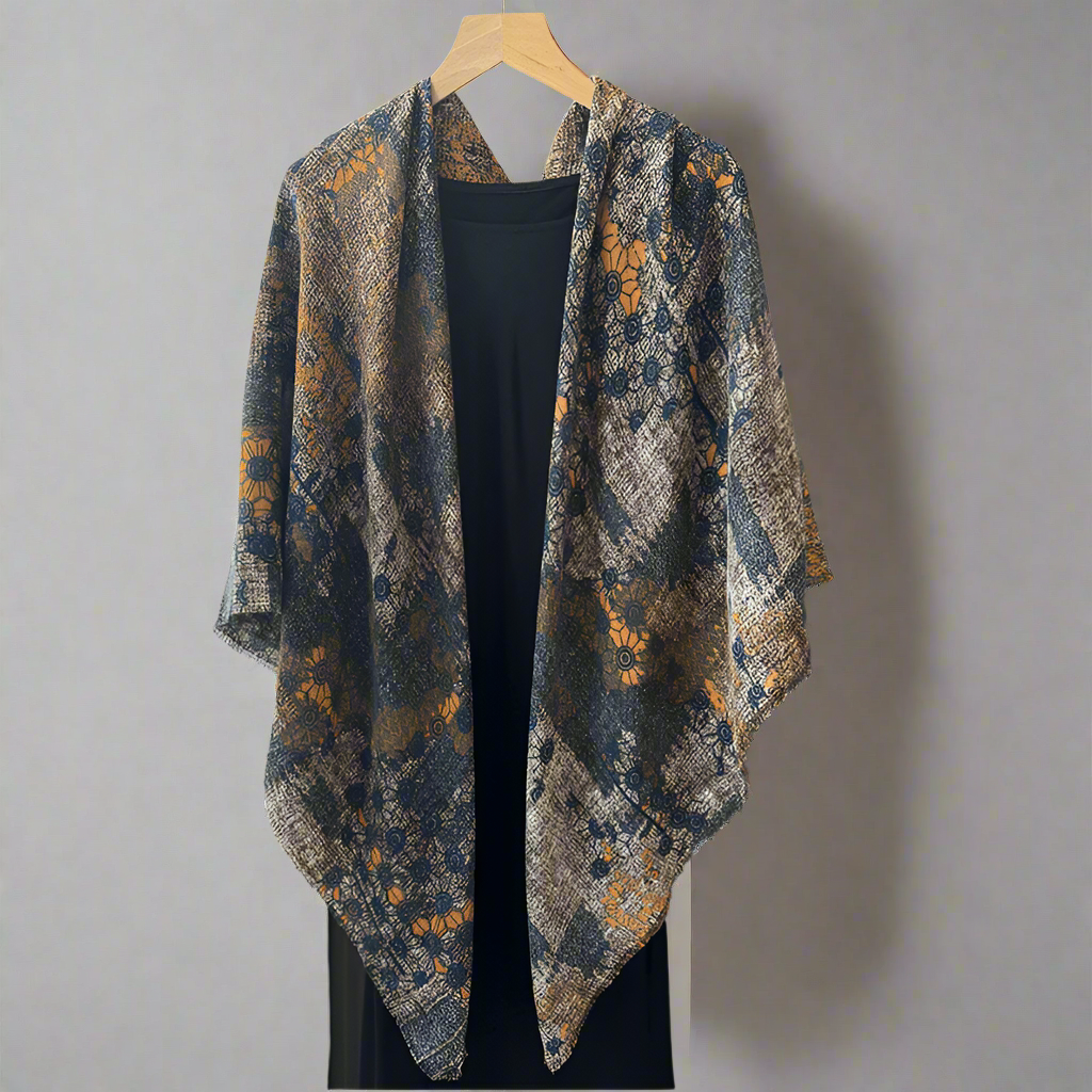 Orion - Printed Wool Scarf - Hilltop Nord