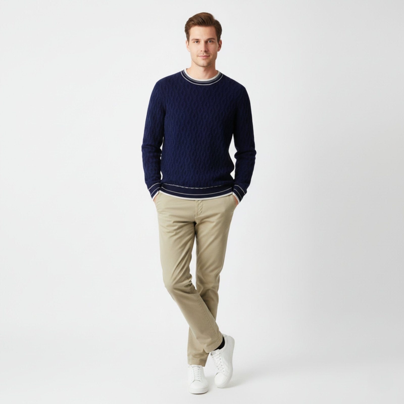 Timberline – Wool Cable Sweater - Hilltop Nord