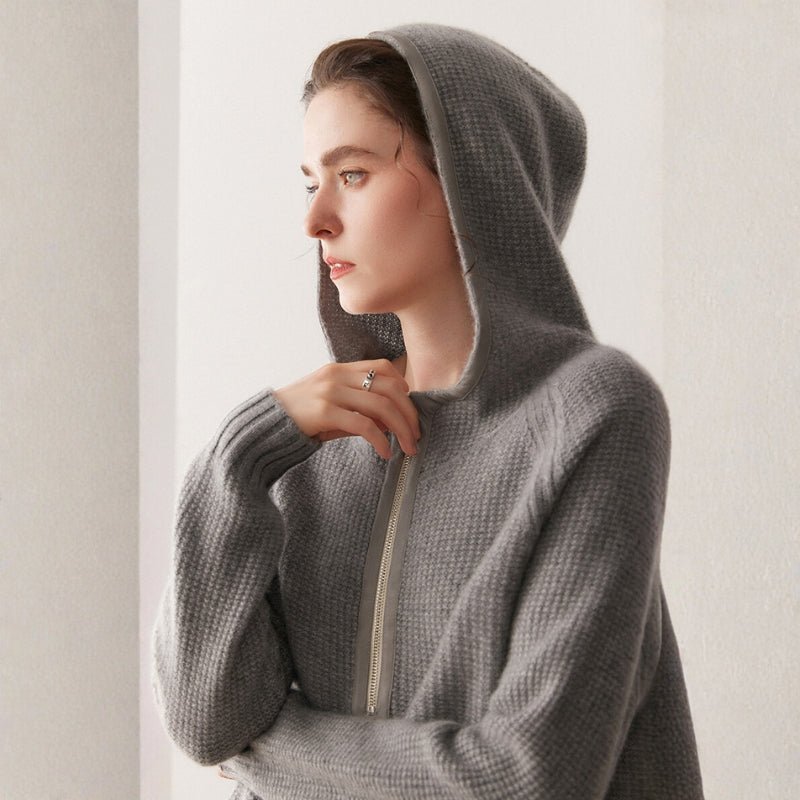 Bramble – Cashmere Wool Hoodie - Hilltop Nord