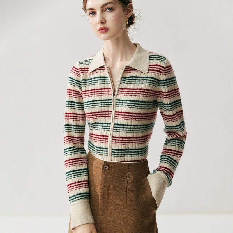 Hearthline – Cashmere Wool Cardigan - Hilltop Nord