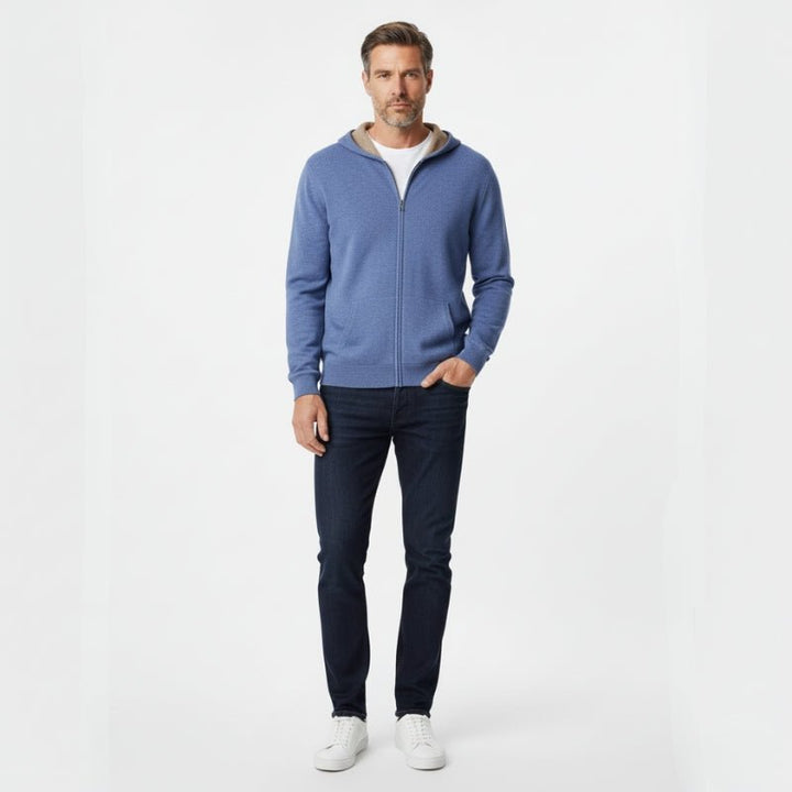 Atlas – Cashmere Wool Zip Hoodie - Hilltop Nord