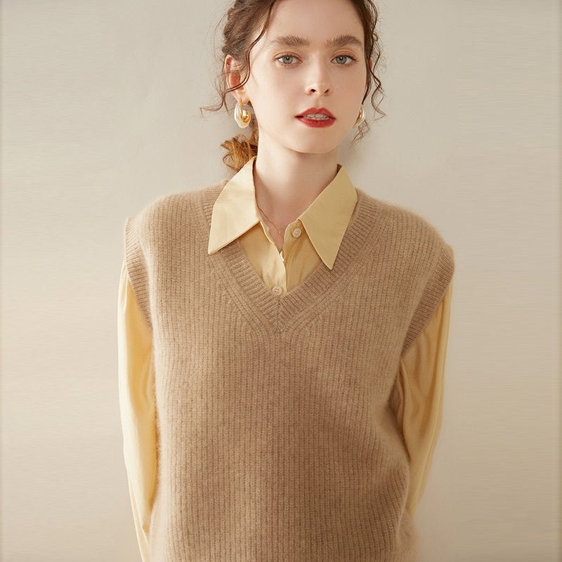 Hearth – Cashmere Wool Vest - Hilltop Nord