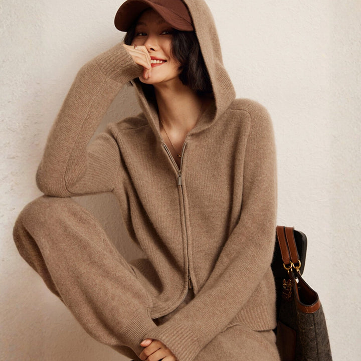 Emberidge – Cashmere Wool Hoodie - Hilltop Nord