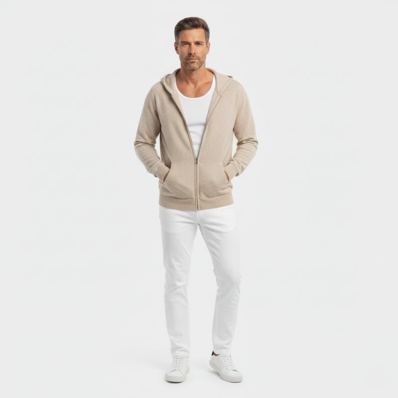 Horizon - Merino Pocket Zip Up - Hilltop Nord