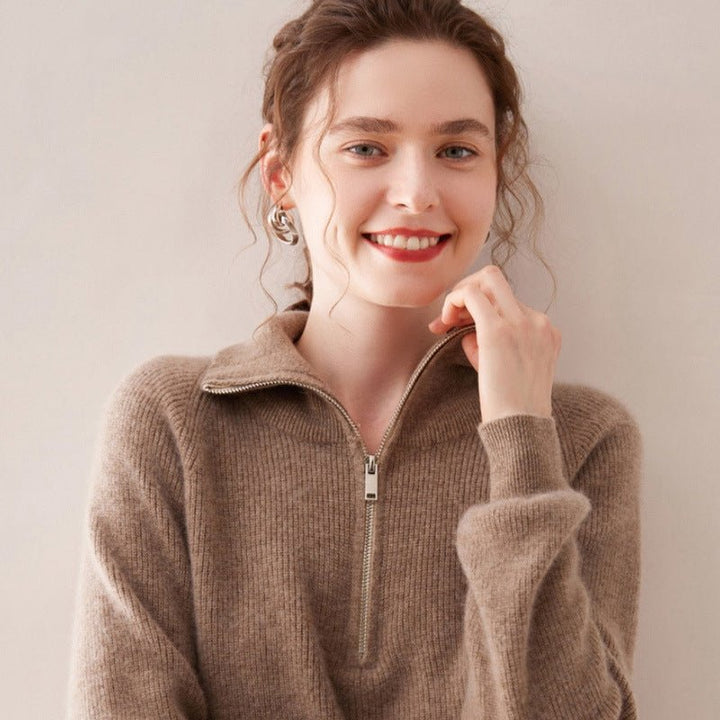 Windrift – Wool Half - Zip Sweater - Hilltop Nord